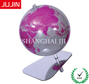  Find similar icon 20CM Cartoon Globe Education Pink Type with Full Swing Meridian and Base Geography Cartoon Globe