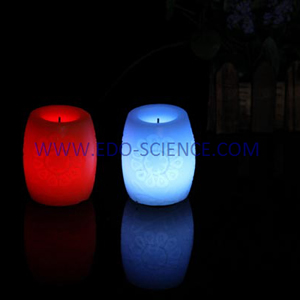 Battery Operated 3D Real Flame Wax + Glass Led Flameless Flicking Candles Wedding Favor Party Table Decoration