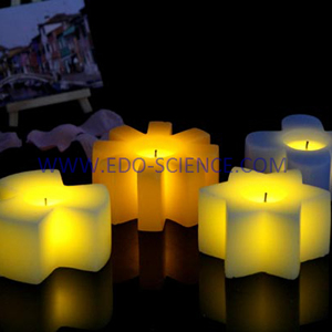 LED Electric Flameless Candle Light Flickering Plastic Pillar Taper Tealight Candles Festival Wedding Celebration Decoration