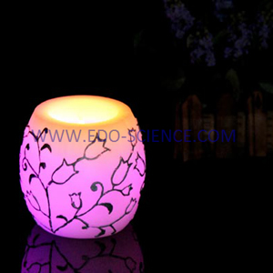 LED Electric Flameless Candle Light Flickering Plastic Pillar Taper Tealight Candles Festival Wedding Celebration Decoration