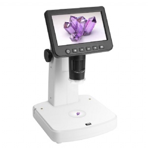 1080P 5 Inch Portable Switchable Digital ​Microscope with Polarizing Mono Lens and LCD Screen