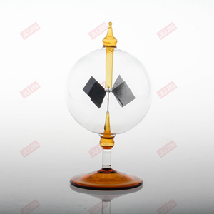 Radiómetro Crookes Molino de viento de cristal con paletas giratorias alimentado por energía solar para faiestas, decoración del hogar y regalosRadiómetro Crookes Molino de viento de cristal con paletas giratorias alimentado por energía solar para fiestas